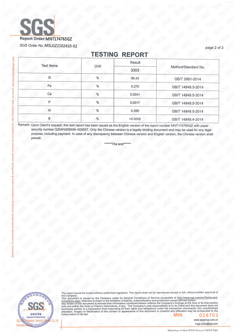 SGS Testing